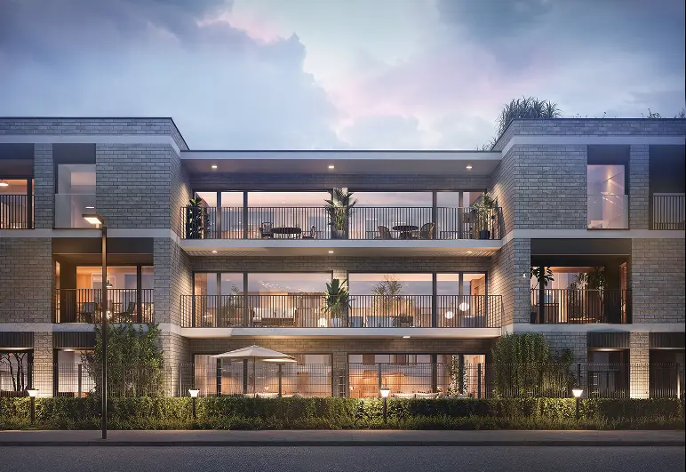 Osiedle Piniova harmonijnie łączy bliskość pulsującej życiem Warszawy z urokami kameralnego otoczenia.